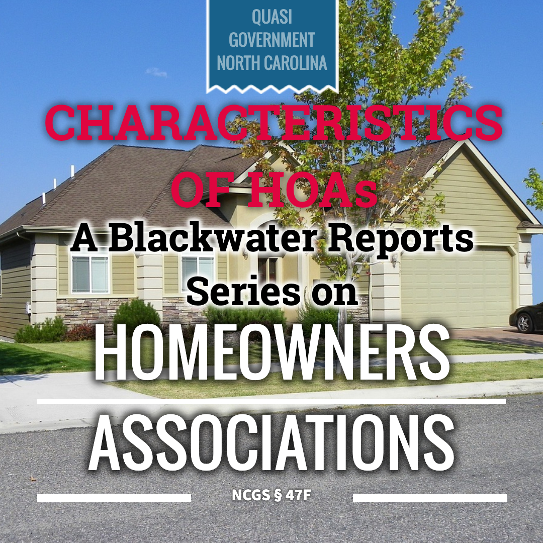 HOAs as Quasi Governments (part 1) Characteristics of Homeowners